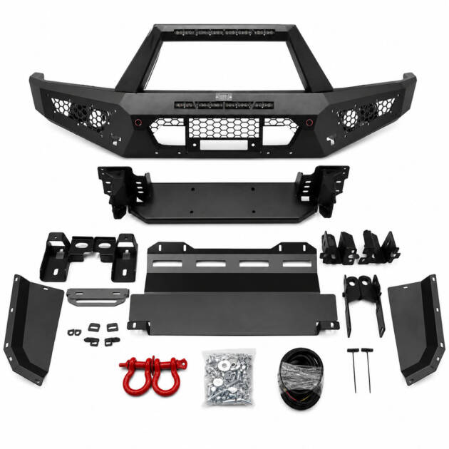 Ford Ranger T9 Front Bumper (Honeycomb Bullbar)