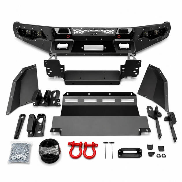 Ford Ranger T9 Front Bumper (No-Loop / Stealth)