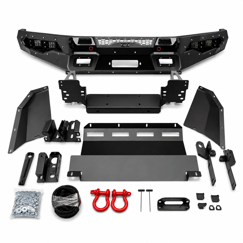 Ford Ranger T9 Front Bumper (No-Loop / Stealth)